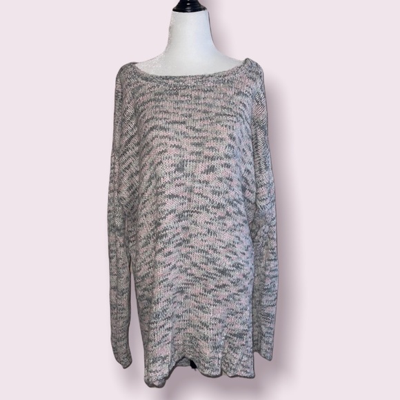 Thyme Maternity Comfy Pink Bow Sweater XL - Picture 1 of 14